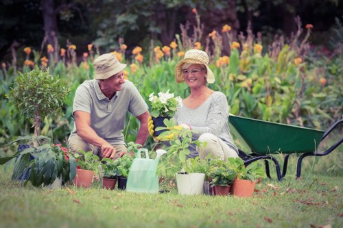 Hedge cutting service for a garden boundary in Crystal Palace